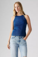 Indigo blauwe tanktop