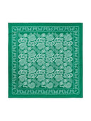 Soft cotton paisley scarf solid