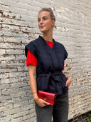 Gilet orion dusty blue jacket