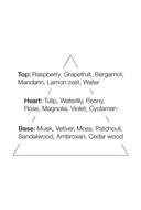 Eau de parfum naturelle flower water 75ml