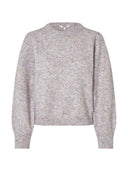 Grijze melange trui farrell-m pearl