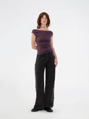 Off-shoulder top himamd