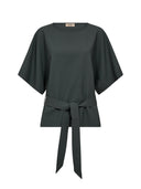 Donkergroene blouse rikala miley