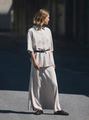 Linnenmix maxi rok viana ginia