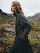 Donker bruine jacket pamela