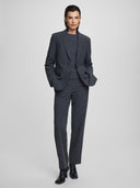 Grijze pantalon hada henrike slim pants regular