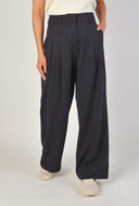 Donkerblauwe pantalon henrika hw pants