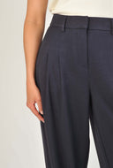 Donkerblauwe pantalon henrika hw pants