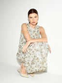 Zilveren glitter rok magnolia