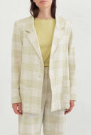 Geblokte blazer sasyon