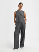 Grijze herringbone pantalon josie