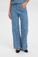 Jeans met bloemen nuibiza