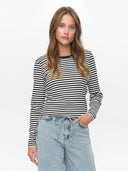 Gestreepte longsleeve numelany