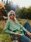 Oversized blouse met gelaagd detail numicja