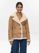 Licht bruine reversible jas nueliotta