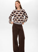 Trui met print nulila pullover