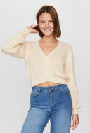 Ecru cropped vest numirna