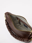 Chocolate crossbody tas leo