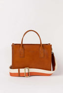 Jackie midi classic leather cognac