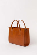 Jackie midi classic leather cognac