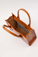 Jackie midi classic leather cognac