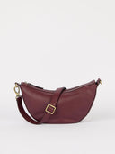 Dark cherry crossbody tas leo