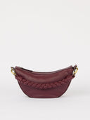 Dark cherry crossbody tas leo