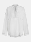 Katoenen blouse met lange mouwen