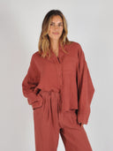 Luchtige linnen blouse