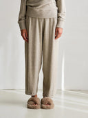 Relaxed linnenmix broek