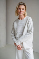 Sweater met opdruk