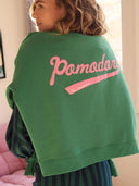 Groene sweater pomodori pine green