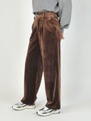 Bruine velvet broek
