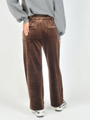 Bruine velvet broek
