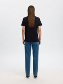 Zwart T-shirt essential ss o-neck