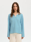 Gestreepte top milly ls polo