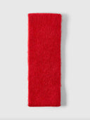 Rode wollen sjaal fiona