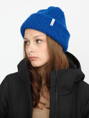 Fluffy gebreide beanie