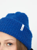 Fluffy gebreide beanie