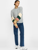 Zachte trui met strepen