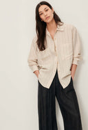 Licht beige blouse san juan