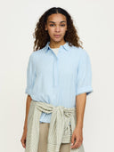 Blouse met kantdetail srebba mayson