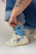 Bio katoenen sportsokken met logo