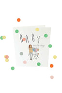 Confettikaart baby on its way