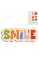 Cut-out card met tekst smile