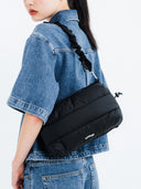 Bottle sacoche large puffer black