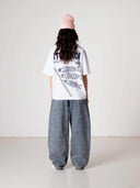 Grijze baggy jeans wbbrooke