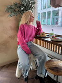 Lichtblauwe baggy jeans joan