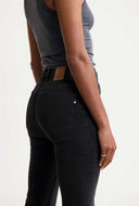 Lisette flare jeans worn in black lengte 32