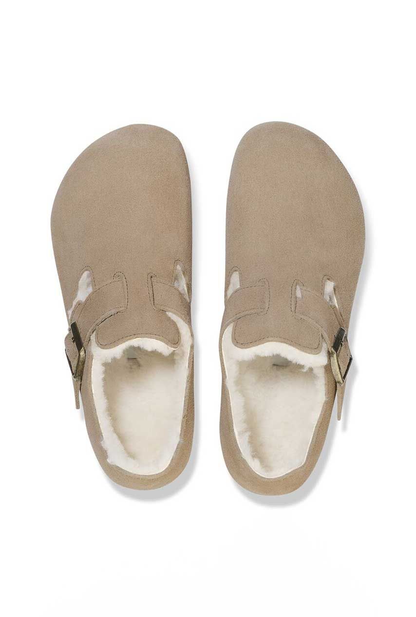 Taupe instappers london shearling – Tally-Ho